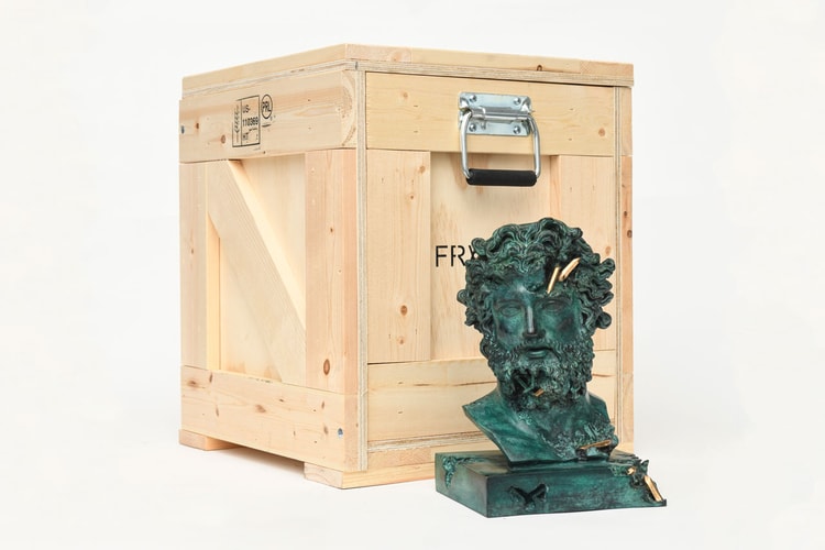 Daniel Arsham Unwraps New 'Bronze Eroded Jupiter' Sculpture Edition