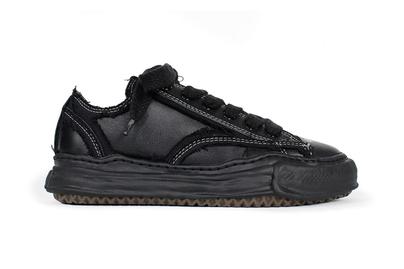 Devilock x Maison Mihara Yasuhiro PETERSON Sneaker Collaboration Japanese Brand Black White Topstitching Noriaki Endo Release Information Drop Date