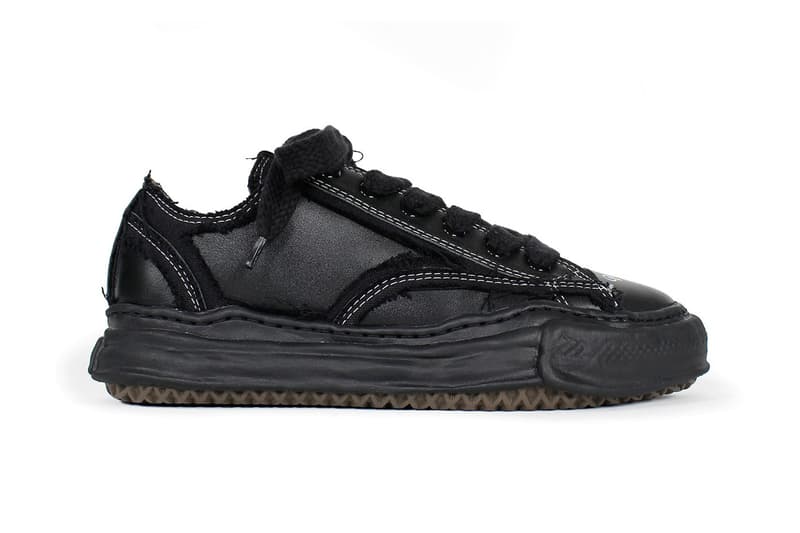 Devilock x Maison Mihara Yasuhiro PETERSON Sneaker Collaboration Japanese Brand Black White Topstitching Noriaki Endo Release Information Drop Date
