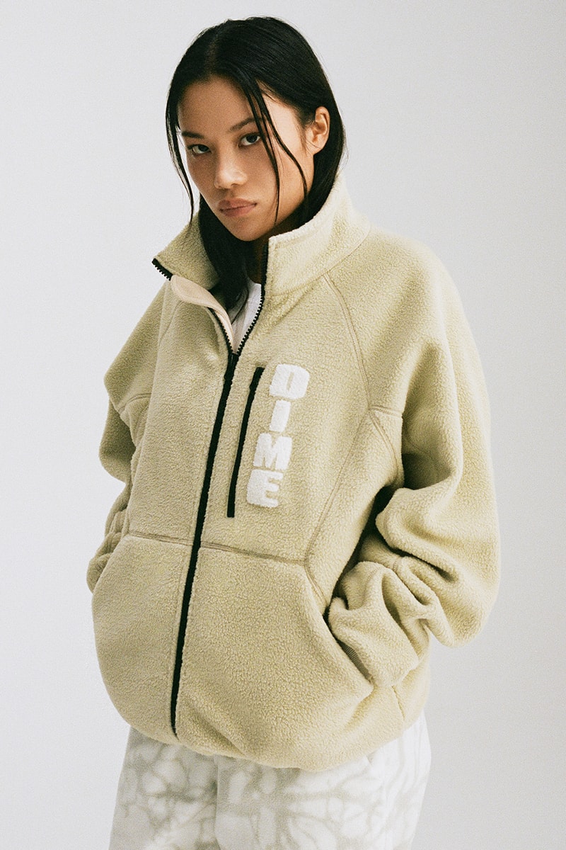 Dime Holiday 2020 Collection Lookbook Release Info girl who fleece Puffer Sweater Crewneck hoodie beanie sweatpants t shirt hoodie
