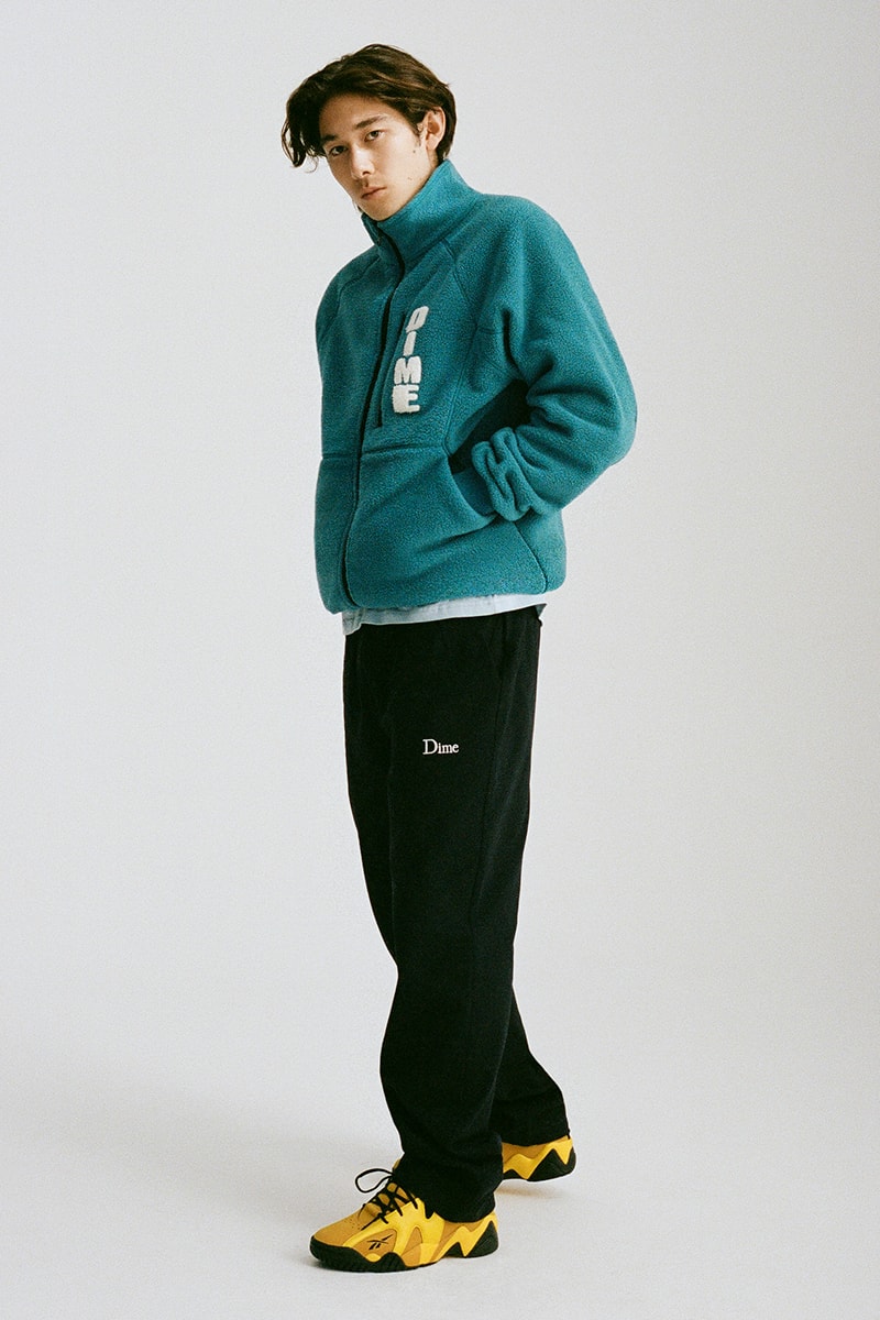 Dime Holiday 2020 Collection Lookbook Release Info girl who fleece Puffer Sweater Crewneck hoodie beanie sweatpants t shirt hoodie