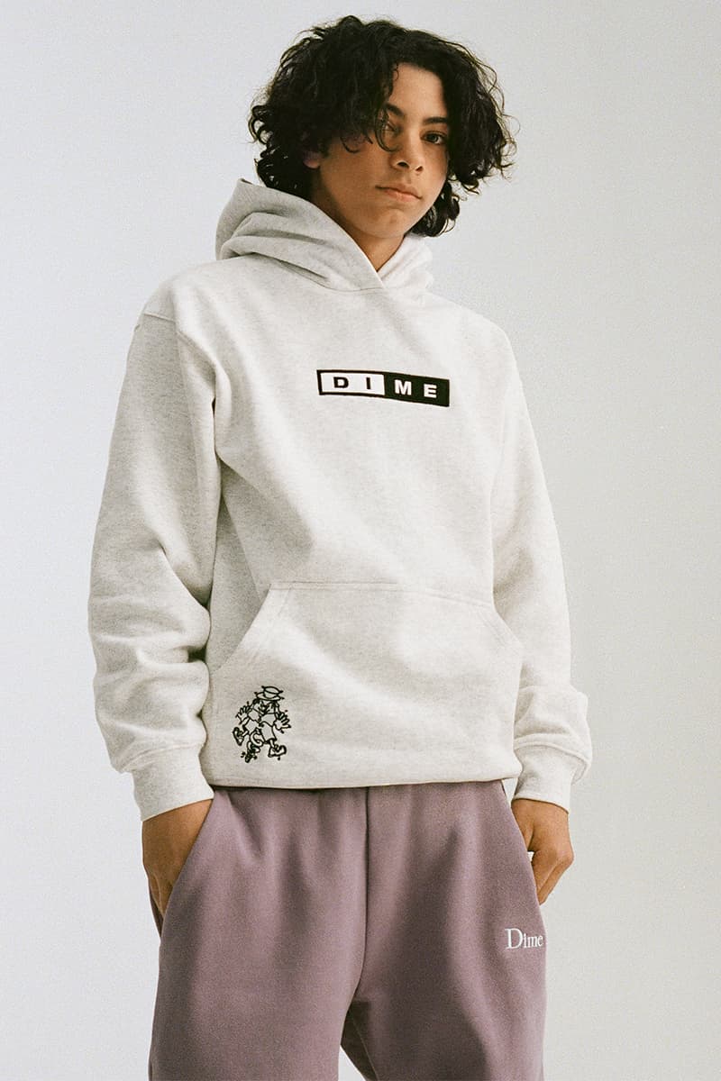 Dime Holiday 2020 Collection Lookbook Release Info girl who fleece Puffer Sweater Crewneck hoodie beanie sweatpants t shirt hoodie