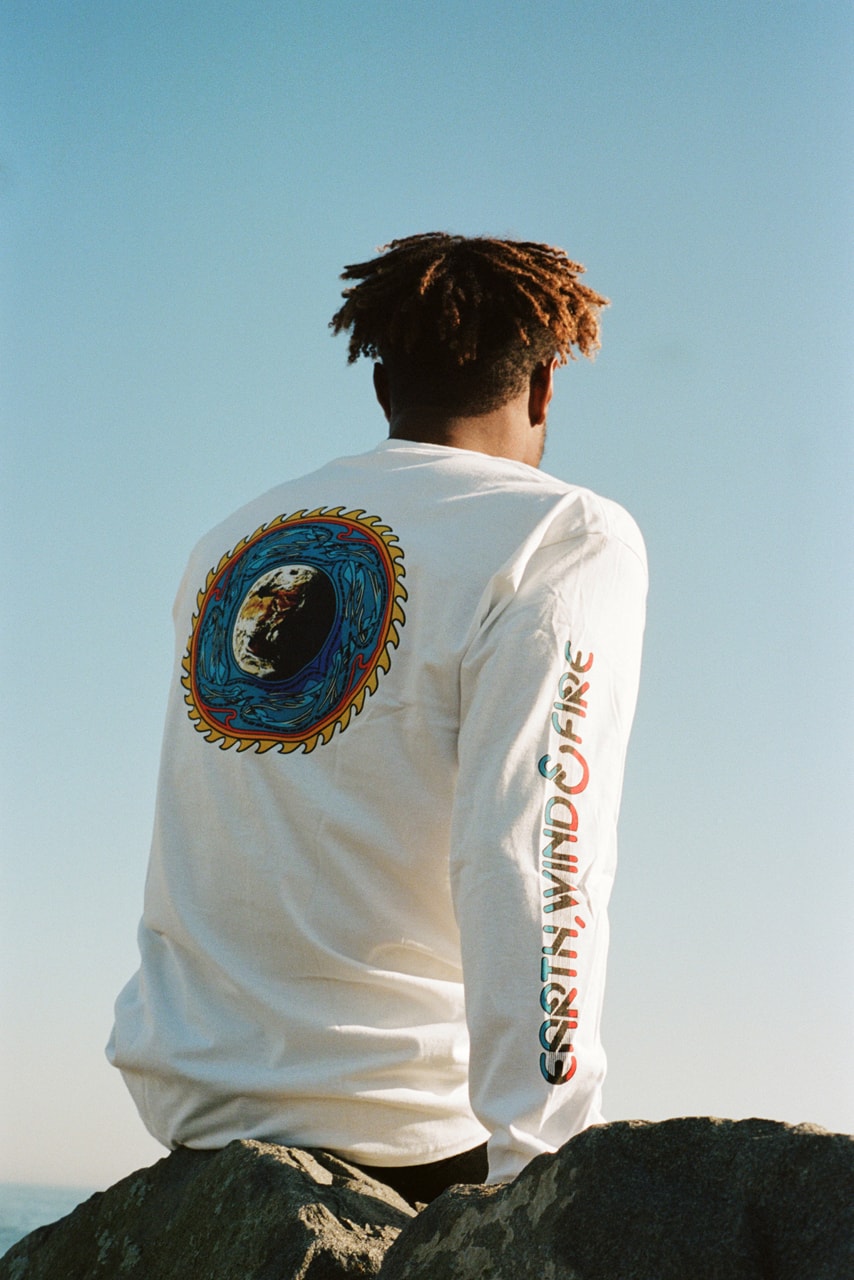 Earth, Wind & Fire x NOAH Apparel Collaboration collection ny new york release date info buy jacket hat shirt hoodie dover street market site store
