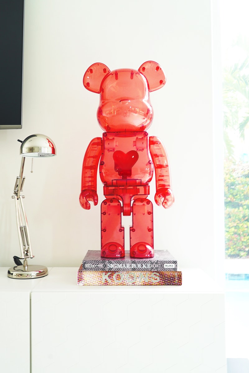 emotionally unavailable medicom toy bearbrick 1000 red light up heart official release raffle date info photos price store list buying guide