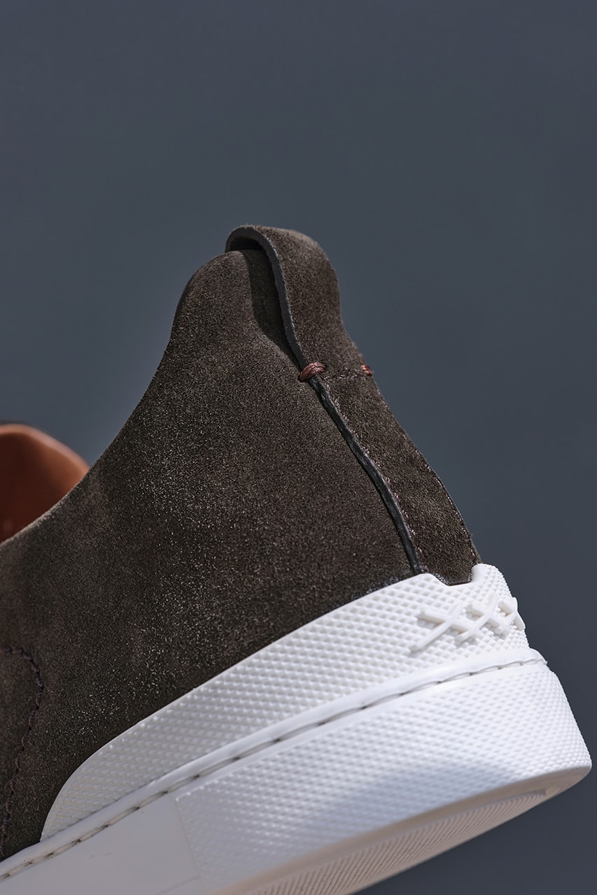 Ermenegildo Zegna Launches Minimal Triple Stitch Sneaker Footwear Contemporary Lightweight HYPEBEAST 