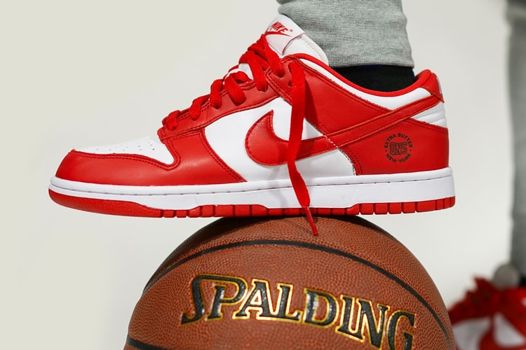 Extra Butter Is Raffling off Custom Lasered Nike Dunk Lows to Raise Money for Charity