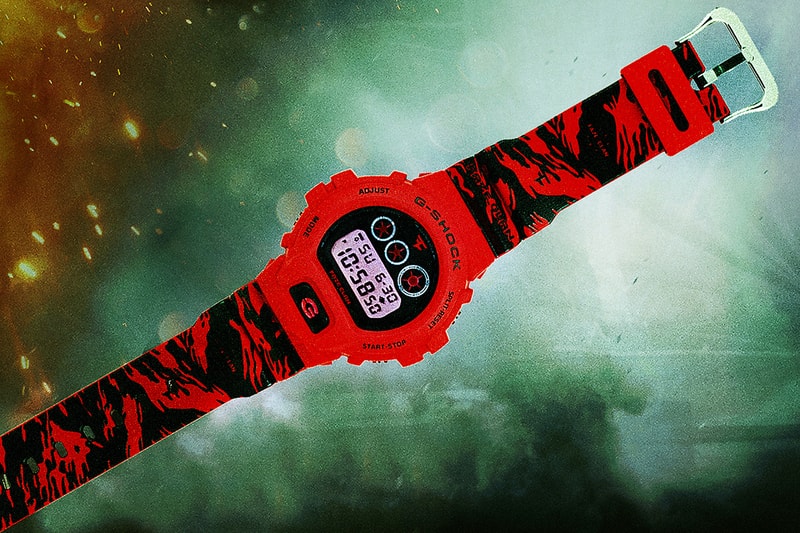 FaZe Clan x G-SHOCK DW-6900 10th Anniversary Watch collaboration timepiece up logo color price release date info buy store website