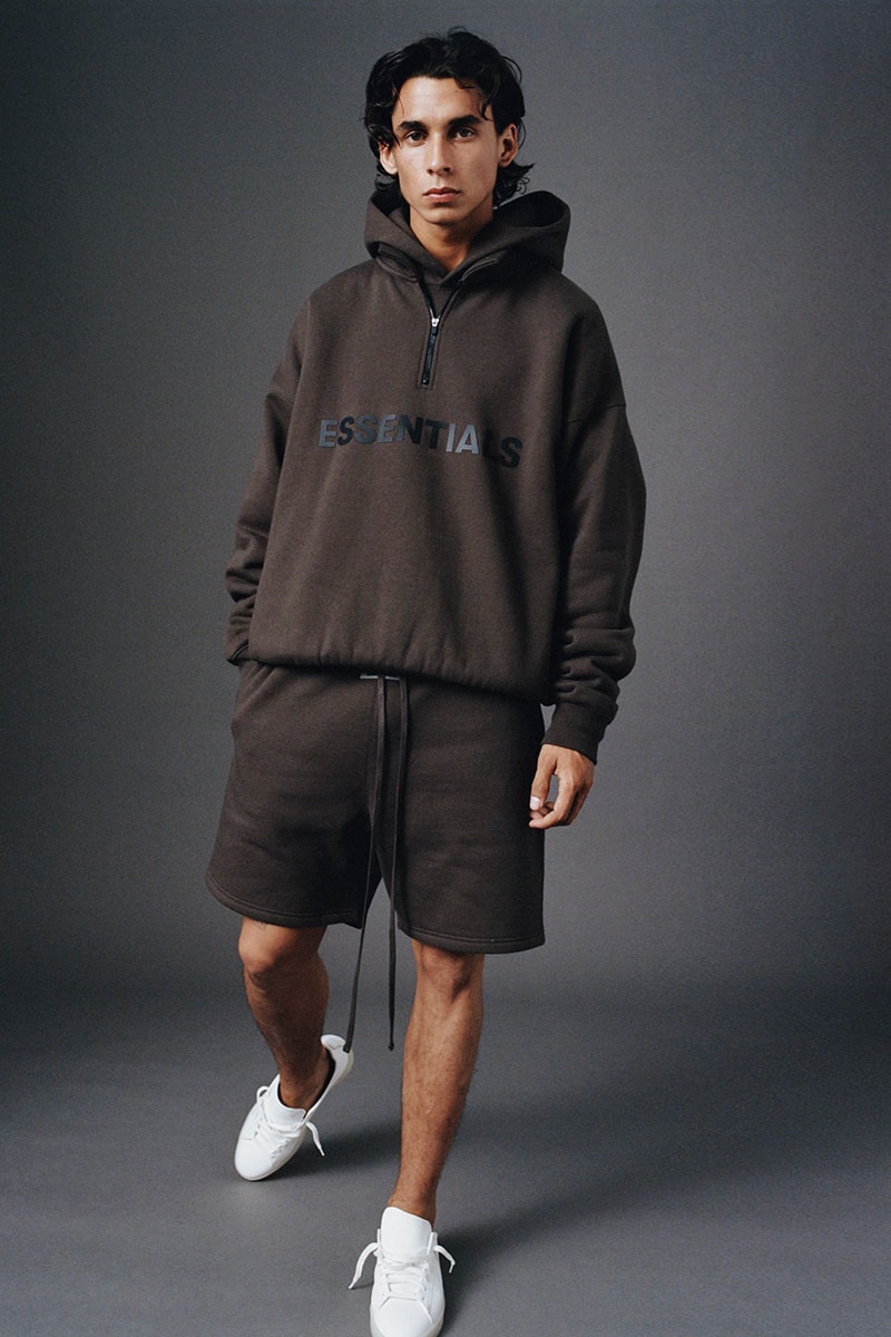 Fear of God ESSENTIALS Weathered Black Tennis Shoes Release Info Date Buy Price 
