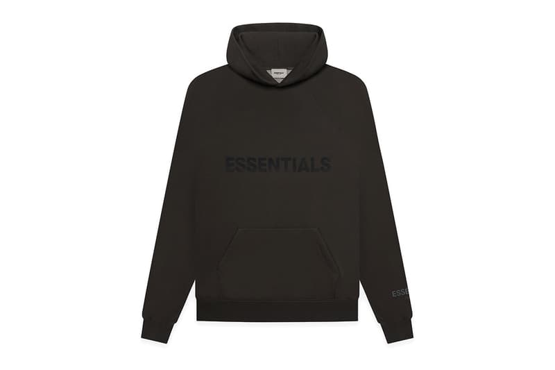 Fear of God ESSENTIALS Weathered Black Tennis Shoes Release Info Date Buy Price