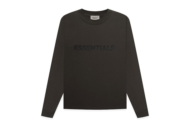 Fear of God ESSENTIALS Weathered Black Tennis Shoes Release Info Date Buy Price 