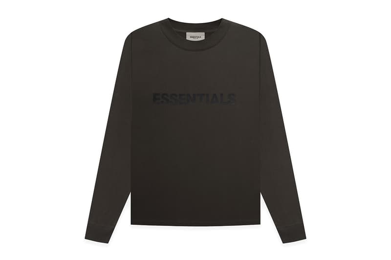 Fear of God ESSENTIALS Weathered Black Tennis Shoes Release Info Date Buy Price