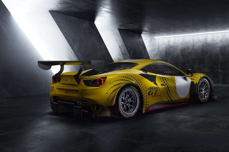 Ferrari 488 GT Modificata GT3 Race Car Track Mode Italian Supercar 3.9-litre twin-turbo V8 690bhp Custom Livery Tuned Automotive Design Luxury Power Speed Performance Handling