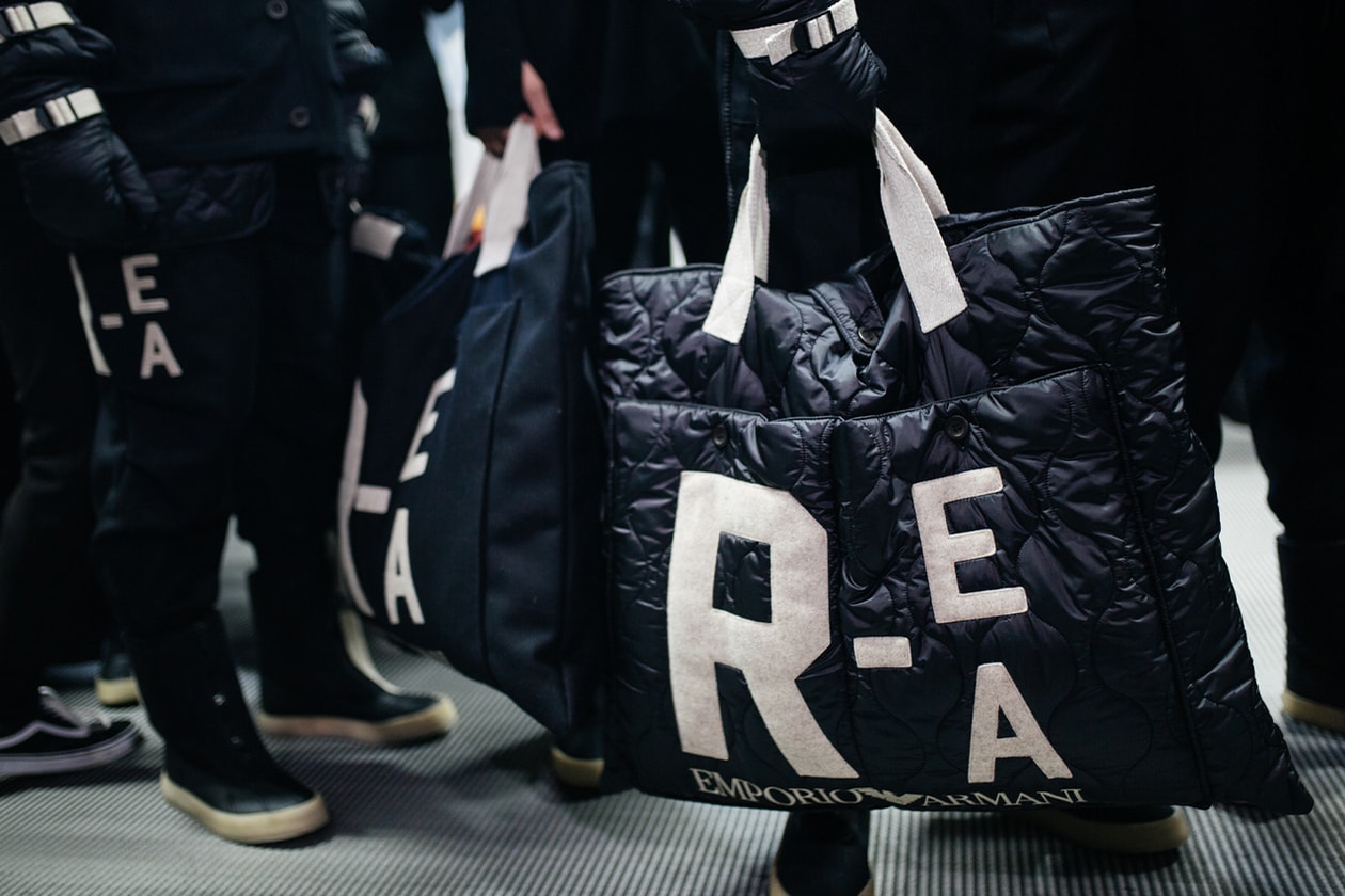 How Armani's R-EA Collection Sets a New Standard for the World of Luxury Fashion Emporio Armani Sustainable Fashion Biodegradable Fibers Streetwear HYPEBEAST