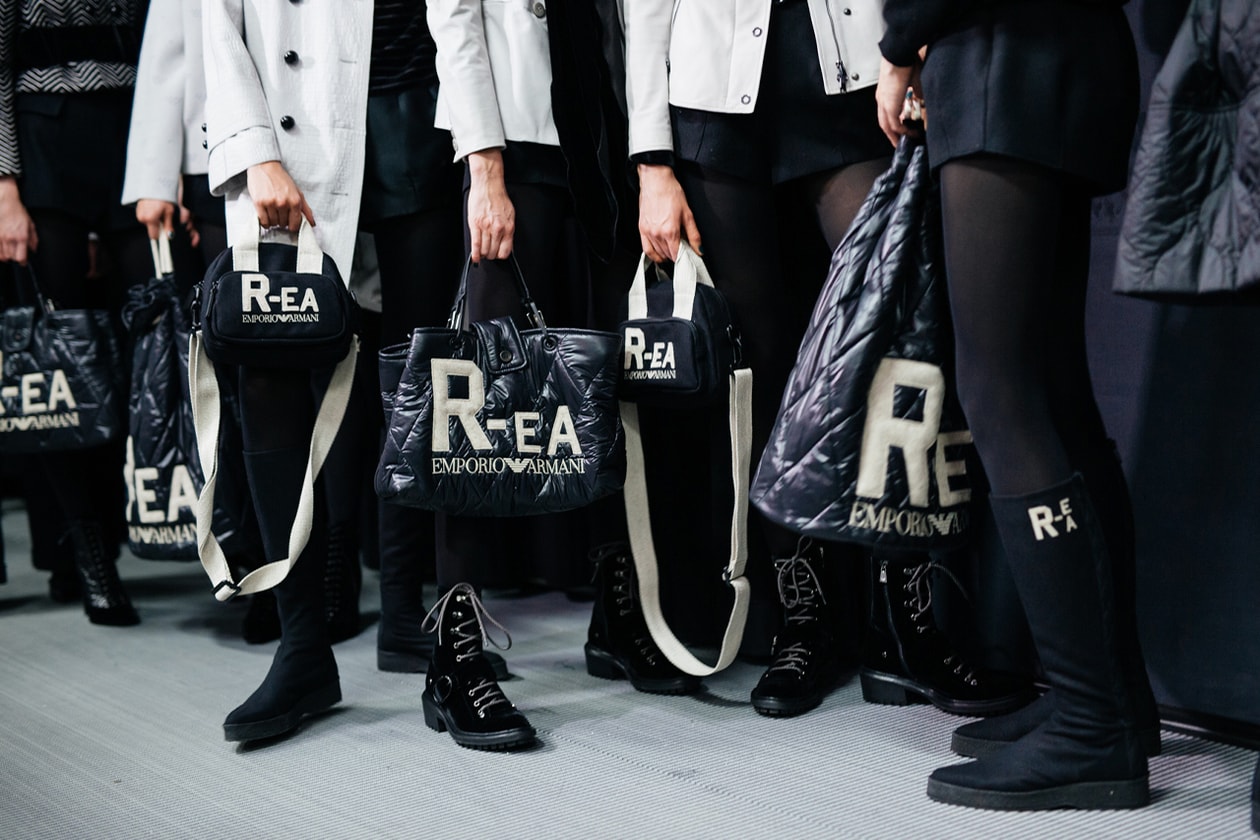 How Armani's R-EA Collection Sets a New Standard for the World of Luxury Fashion Emporio Armani Sustainable Fashion Biodegradable Fibers Streetwear HYPEBEAST