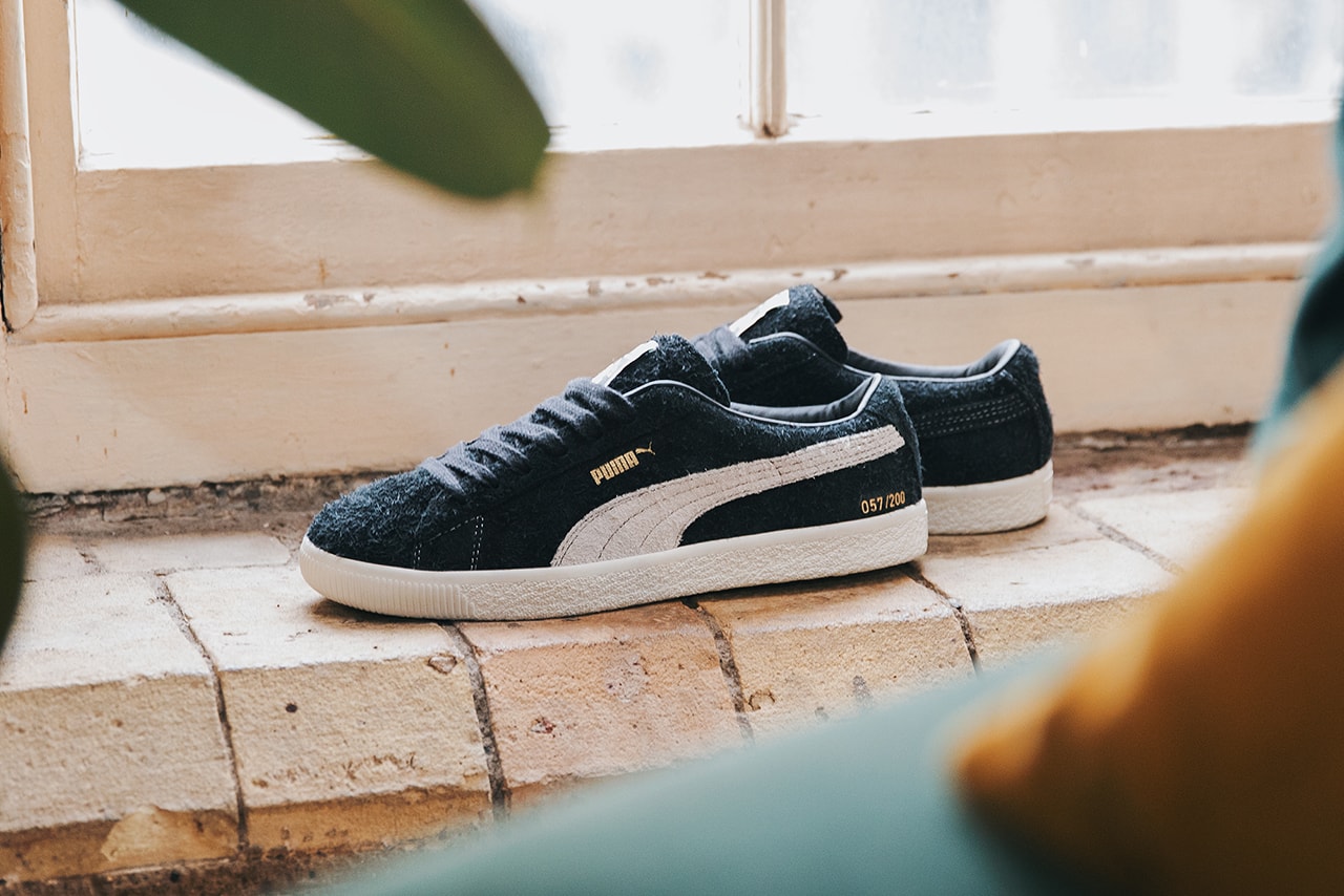 footpatrol puma suede release information black white formstripe buy cop purchase sneaker