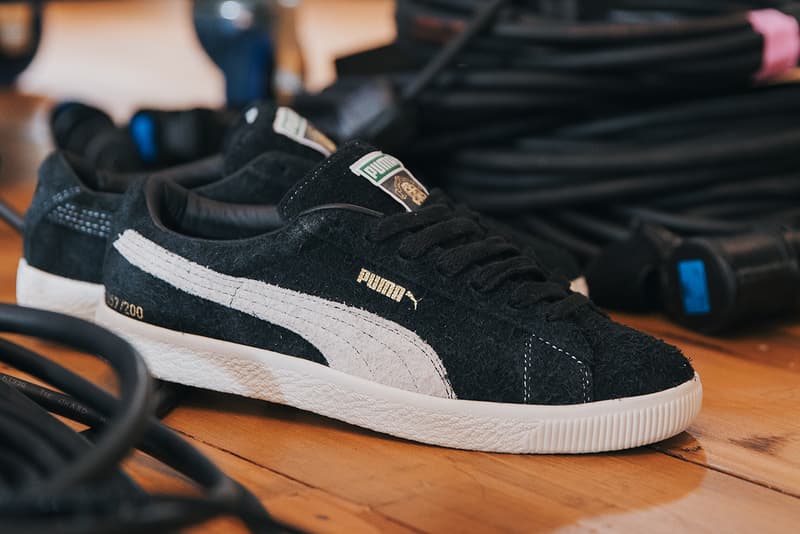 footpatrol puma suede release information black white formstripe buy cop purchase sneaker