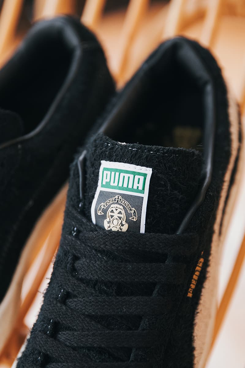 footpatrol puma suede release information black white formstripe buy cop purchase sneaker