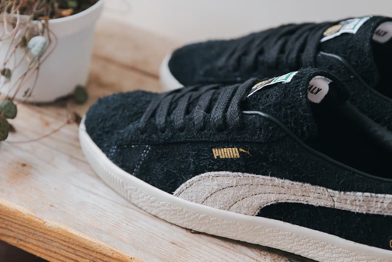 footpatrol puma suede release information black white formstripe buy cop purchase sneaker