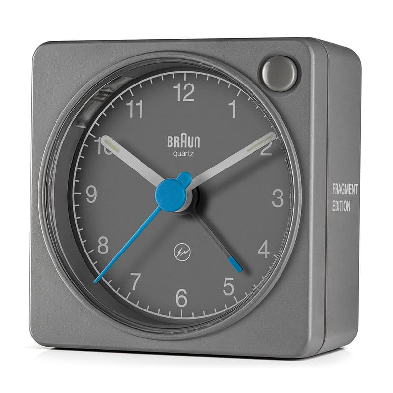 fragment design x Braun for Dieter Rams Exhibit isetan mitsukoshi vitsoe clock wall hiroshi fujiwara history classic large analogue wall clock alarm