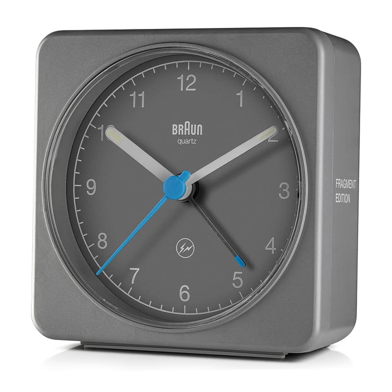 fragment design x Braun for Dieter Rams Exhibit isetan mitsukoshi vitsoe clock wall hiroshi fujiwara history classic large analogue wall clock alarm