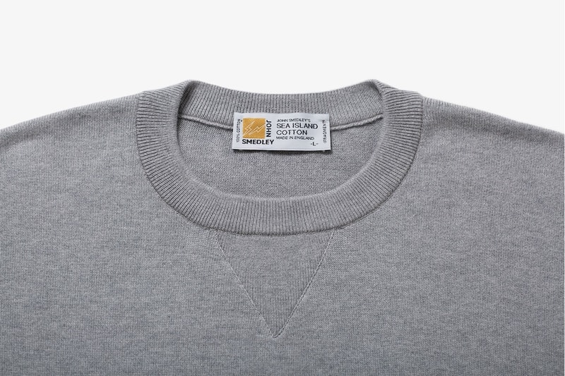 fragment design x John Smedley Sea Island Cotton Sweatshirt fall winter 2020 fw20 hiroshi fujiwara collaboration collection tee shirt