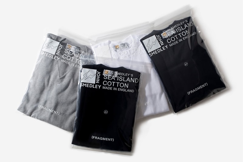 fragment design x John Smedley Sea Island Cotton Sweatshirt fall winter 2020 fw20 hiroshi fujiwara collaboration collection tee shirt