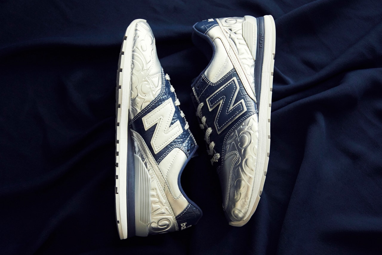 franck muller new balance 996 collaboration navy blue black metallic gold silver official release date info photos price store list buying guide