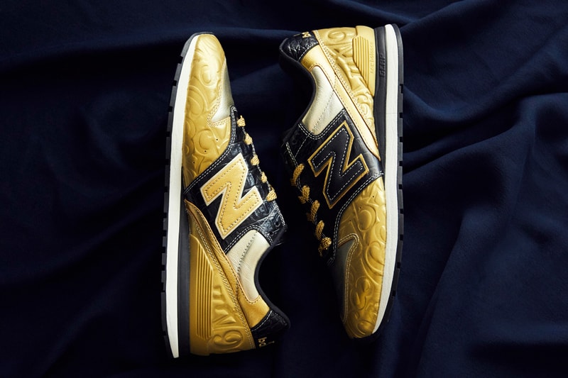 franck muller new balance 996 collaboration navy blue black metallic gold silver official release date info photos price store list buying guide