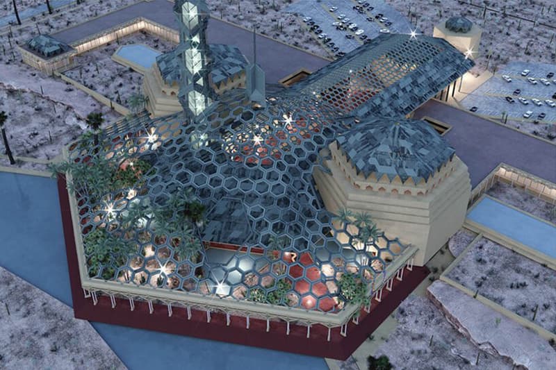 frank lloyd wright unbuilt oasis arizona capitol architecture design renderings visualizations