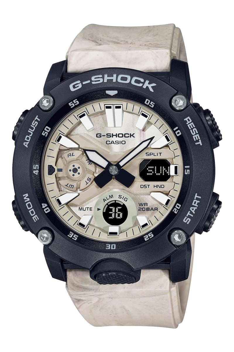 casio g shock watch collection earth tone color series utility marble timepieces GA2110ET-2A GA2110ET-8A GA700WM-5A  DW5600WM-5 GA2000WM-1A price