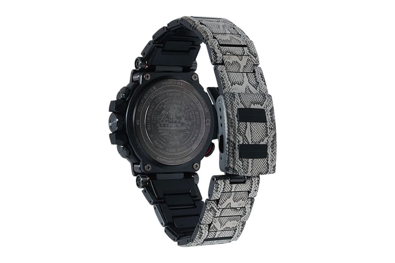 Wildlife Promising G SHOCK MTGB1000WLP1 Rock Python casio watches watch accessories collaboration snakeskin fall winter 2020 collection fw20 capsule