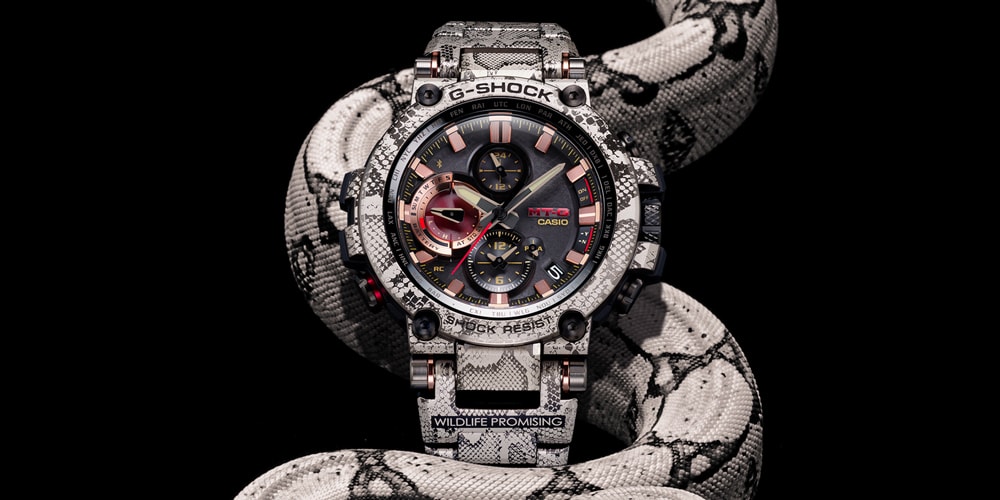 Wildlife Promising x G-SHOCK MTGB1000WLP1 “Rock Python” | Hypebeast