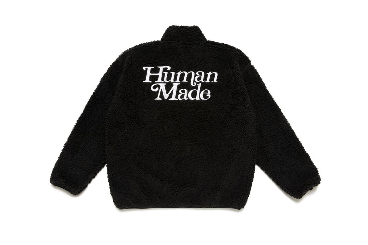 Girls Don't Cry x HUMAN MADE Fall Winter 2020 FW20 Collaboration Verdy NIGO Japanese Designers Streetwear Elevated Essentials Varsity Jacket Borg Fleece Hoodies T-Shirts Sweaters Caps Tote Bags Lifestyle Accessories 