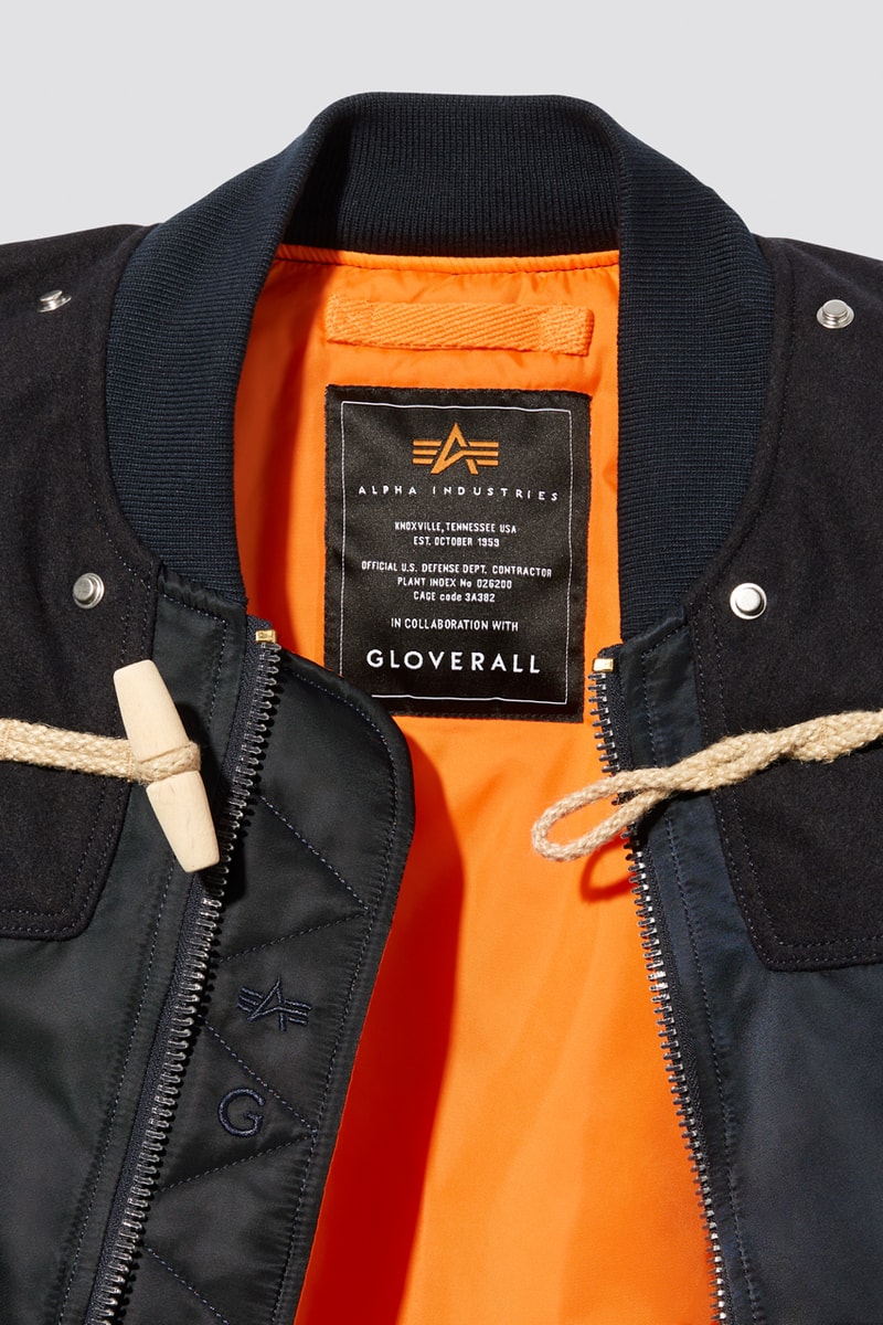 Gloverall x Alpha Industries Fall/Winter 2020 Limited-Edition Capsule Collection Coats Outerwear Jackets Release Information Drop Date Cop Seasonal Clothing Mens Womens Unisex Military Flight Green Black