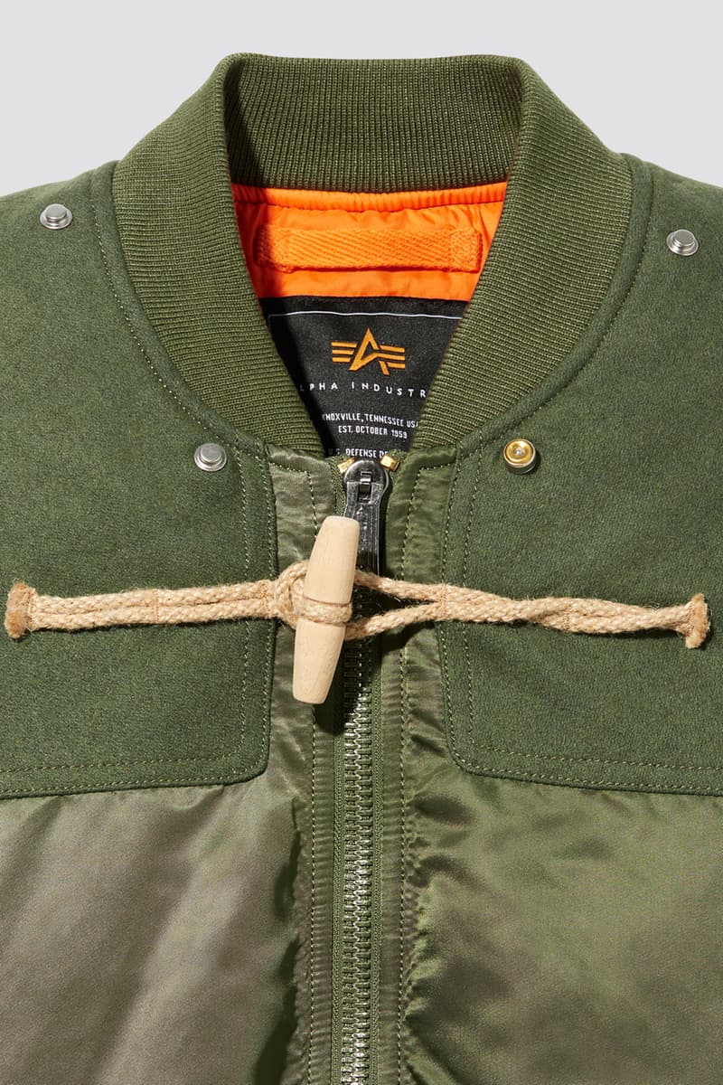 Gloverall x Alpha Industries Fall/Winter 2020 Limited-Edition Capsule Collection Coats Outerwear Jackets Release Information Drop Date Cop Seasonal Clothing Mens Womens Unisex Military Flight Green Black