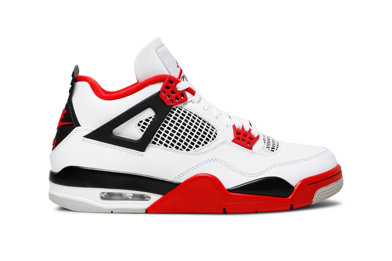 Air Jordan 4 “Fire Red”, Air Jordan 1 Retro High OG "Chicago" 2015, Air Jordan 4 Retro OG "Bred" 2019, Air Jordan 6 Retro "Infrared" 2019, Air Jordan 5 Retro "Fire Red" 2020, Air Jordan 11 Retro "Bred" 2019, Air Jordan 12 Retro "Flu Game" 2016, Air Jordan 14 Retro "Last Shot" 2018