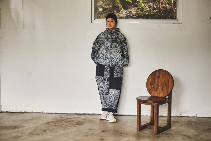 GORT FW20 Collection Lookbook 432Hz Release Info Bandana Block Pants Wind Breaker Jacket Liner Sweden 70s snow waxed coat