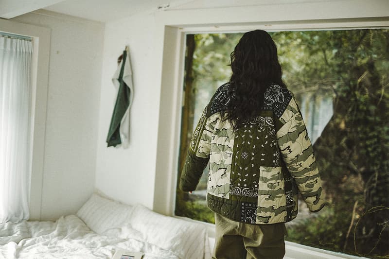 GORT FW20 Collection Lookbook 432Hz Release Info Bandana Block Pants Wind Breaker Jacket Liner Sweden 70s snow waxed coat