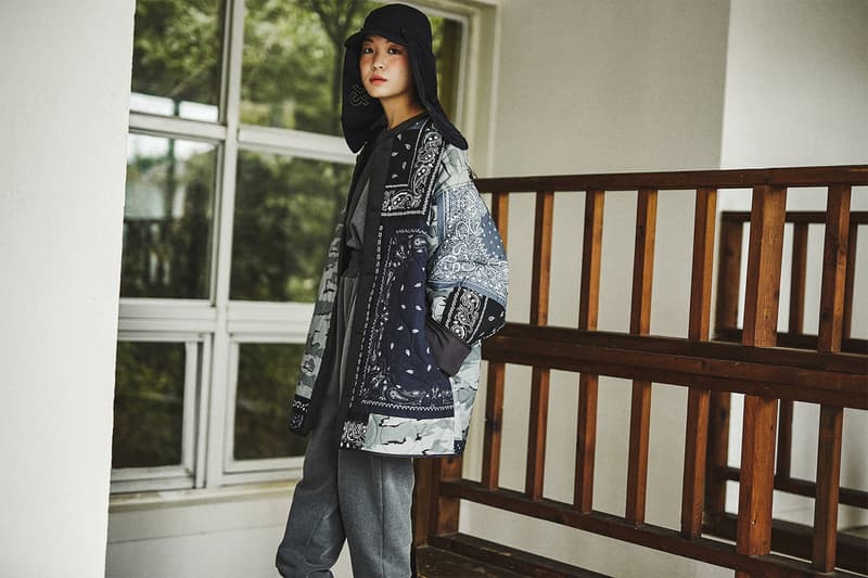 GORT FW20 Collection Lookbook 432Hz Release Info Bandana Block Pants Wind Breaker Jacket Liner Sweden 70s snow waxed coat