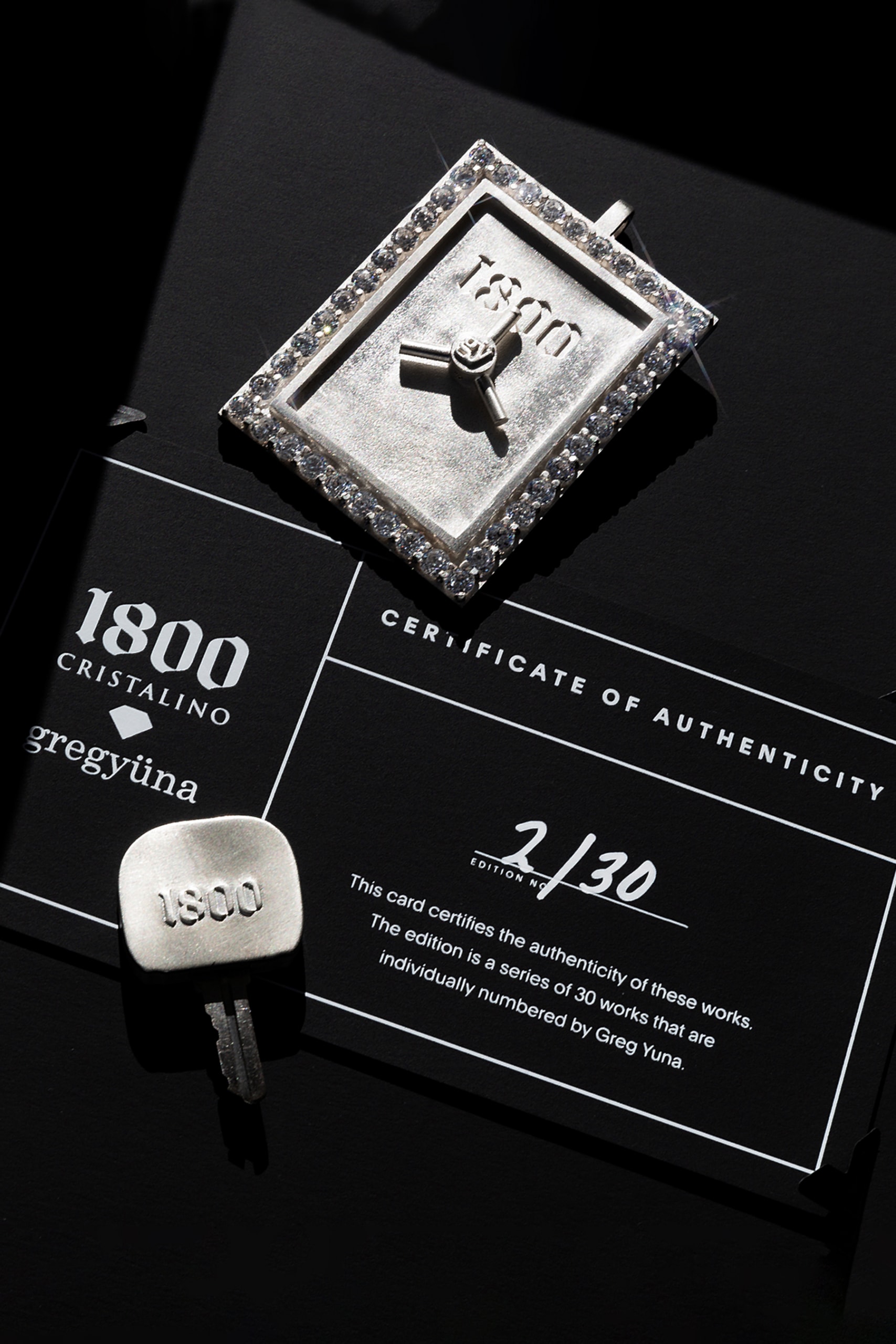 Greg Yuna x 1800 Tequila Luxury Bar Case on NTWRK crystals diamonds jewels jewelry