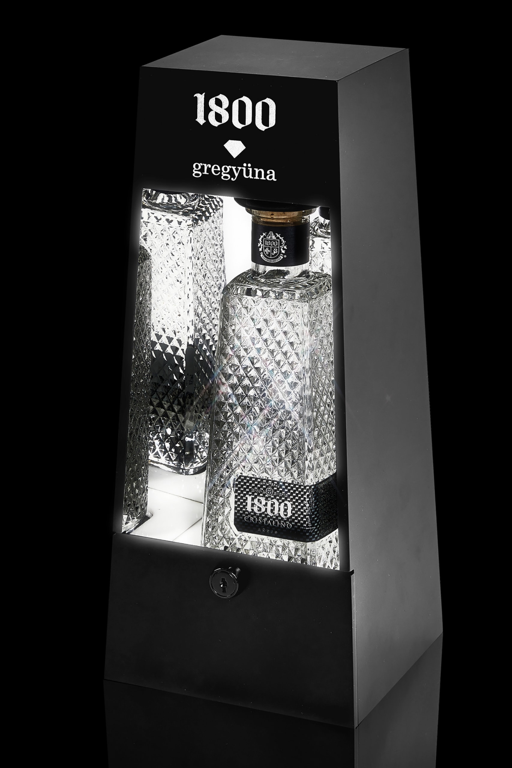 Greg Yuna x 1800 Tequila Luxury Bar Case on NTWRK crystals diamonds jewels jewelry