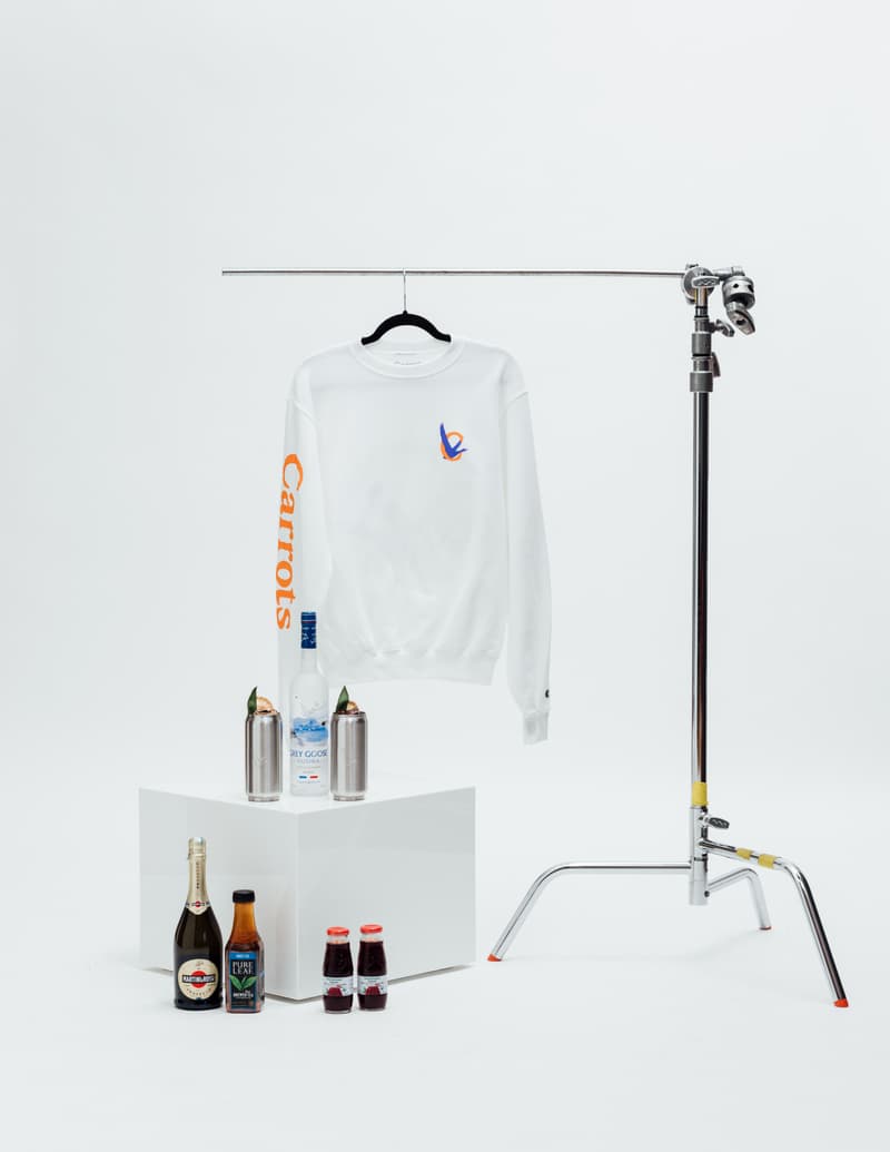 Anwar Carrots x Grey Goose Limited Edition Holiday Sweater Celebrate cocktail kits vodka