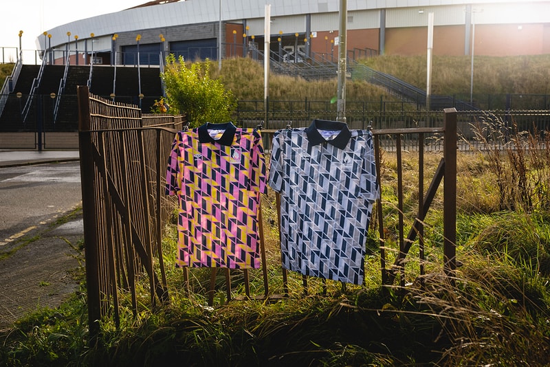 hanon scotland silver city 90 umbro football shirt jersey release information pink yellow blue grey