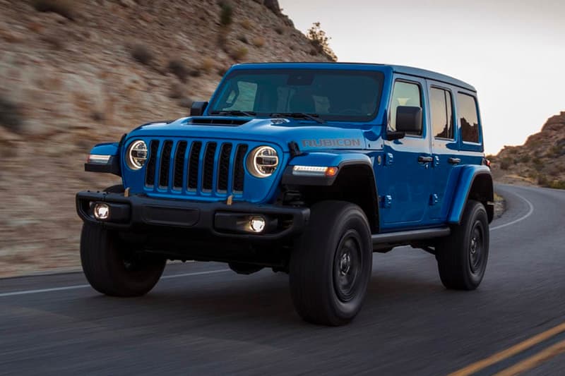 Jeep 2021 Wrangler Rubicon 392 off-roading 4x4 outdoors horsepower trucks suvs cars automotive American blue torque