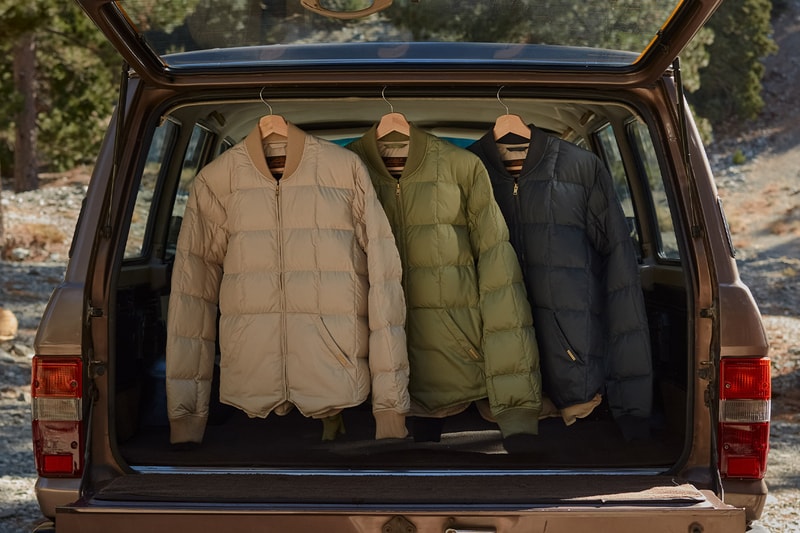 jjjjound Eddie Bauer collaboration release information where to buy when does it drop Canadian vest outdoor wear