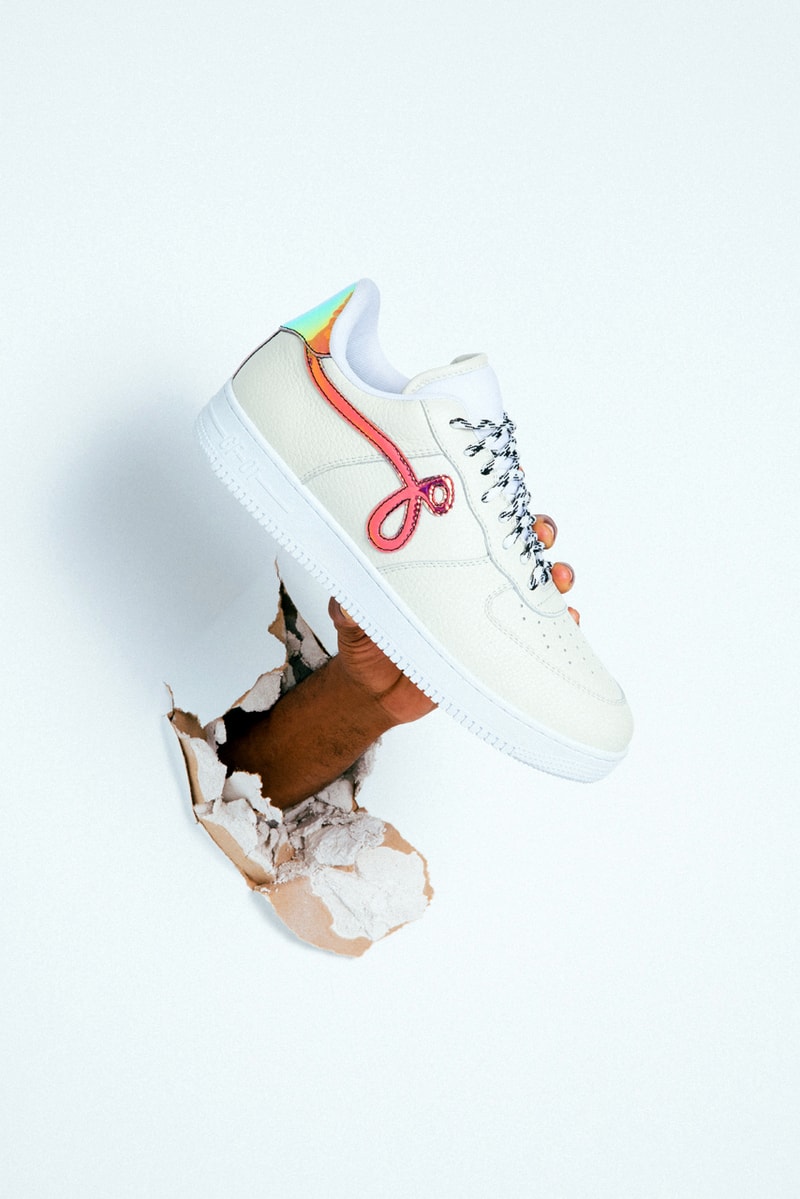 John Geiger GF-01 Sneaker "Off-White Pebbled Leather" colorway design shape release date info buy price