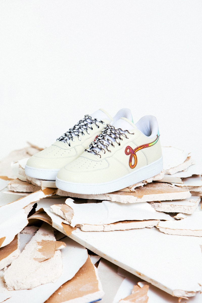 John Geiger GF-01 Sneaker "Off-White Pebbled Leather" colorway design shape release date info buy price