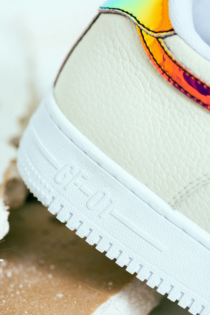 John Geiger GF-01 Sneaker "Off-White Pebbled Leather" colorway design shape release date info buy price