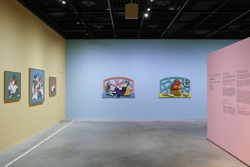 jun oson distance exhibition diesel art gallery artworks paintings
