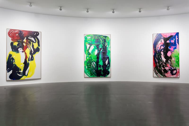 katharina grosse separatrix gagosian exhibition rome italy paintings artworks